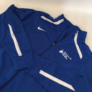Nike Chicago Marathon Youth  Full Zip Performance Jacket Blue/White •XL